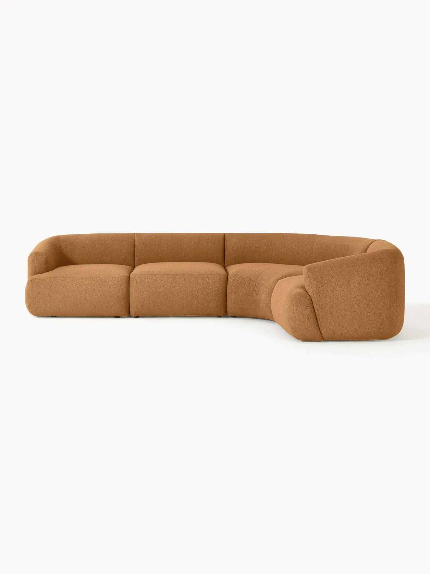 Sofa Rinconera Modular En Tejido Boucle Sofia (4 Plazas)