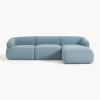 Sofa Rinconera Modular En Tejido Boucle Sofia (3 Plazas)