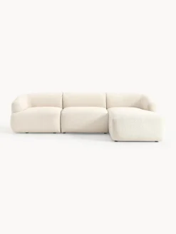 Sofa Rinconera Modular En Tejido Boucle Sofia (3 Plazas)