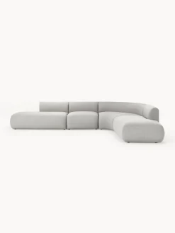 Sofa Rinconera Modular En Tejido Boucle Sofia (4 Plazas)