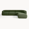 Sofa Rinconera Modular En Tejido Boucle Sofia (4 Plazas)