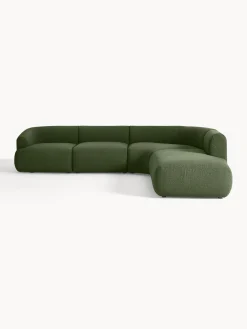 Sofa Rinconera Modular En Tejido Boucle Sofia (4 Plazas)