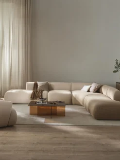 Sofa Rinconera Modular En Tejido Boucle Sofia (4 Plazas)