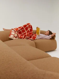 Sofa Rinconera Modular En Tejido Boucle Sofia