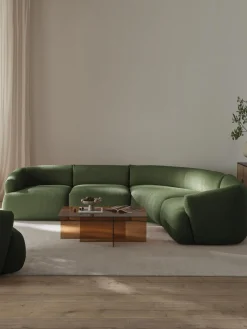 Sofa Rinconera Modular En Tejido Boucle Sofia (4 Plazas)