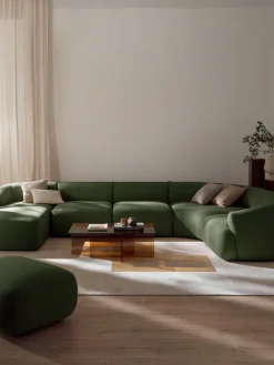 Sofa Rinconera Modular En Tejido Boucle Sofia