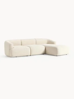 Sofa Rinconera Modular En Tejido Boucle Sofia (3 Plazas)