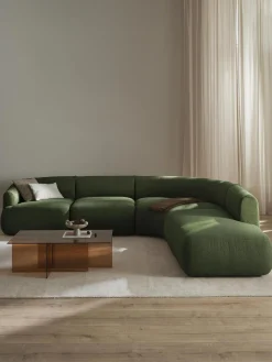 Sofa Rinconera Modular En Tejido Boucle Sofia (4 Plazas)