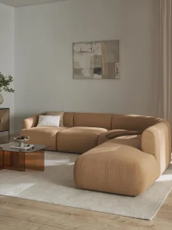 Sofa Rinconera Modular En Tejido Boucle Sofia (4 Plazas)