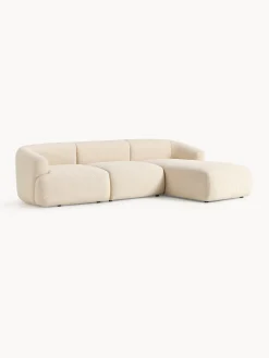 Sofa Rinconera Modular En Tejido Boucle Sofia (3 Plazas)