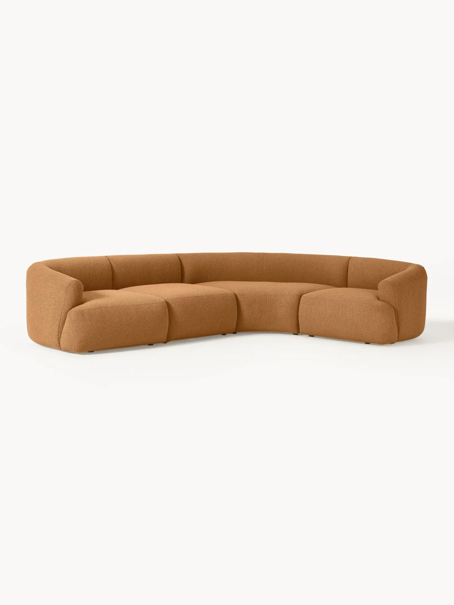 Sofa Rinconera Modular En Tejido Boucle Sofia (4 Plazas)