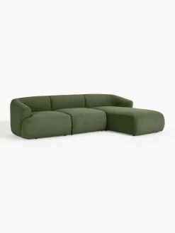 Sofa Rinconera Modular En Tejido Boucle Sofia (3 Plazas)