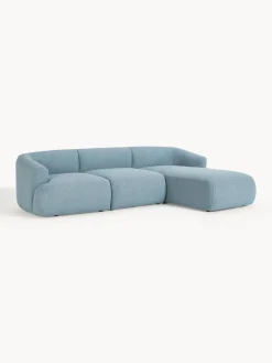 Sofa Rinconera Modular En Tejido Boucle Sofia (3 Plazas)