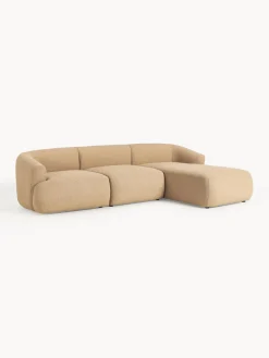 Sofa Rinconera Modular En Tejido Boucle Sofia (3 Plazas)