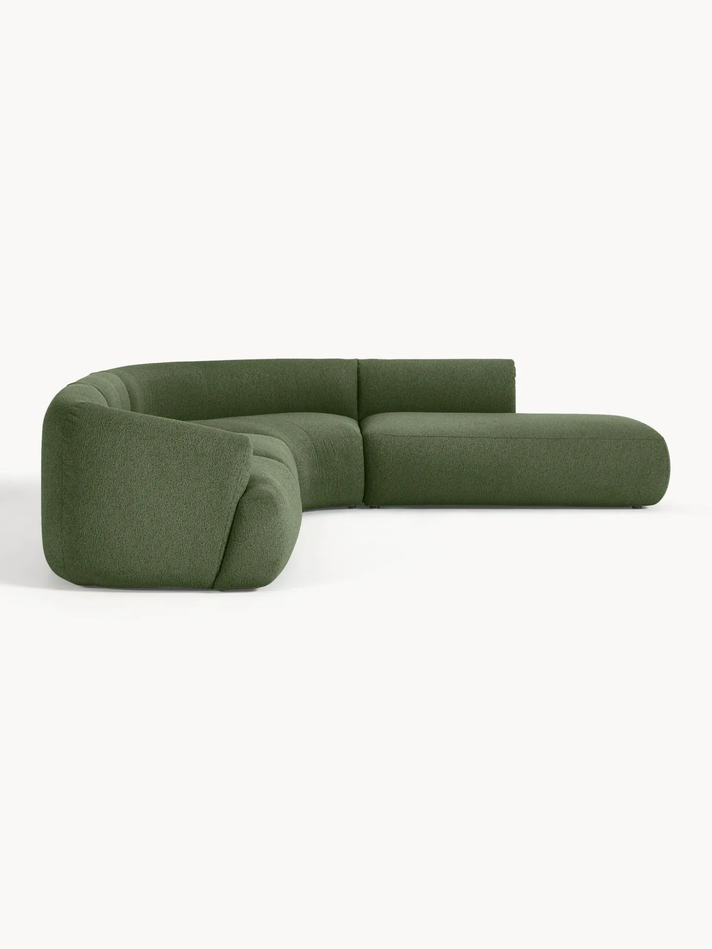 Sofa Rinconera Modular En Tejido Boucle Sofia (4 Plazas)