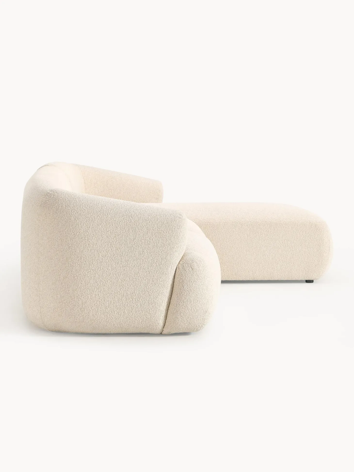 Sofa Rinconera Modular En Tejido Boucle Sofia (3 Plazas)