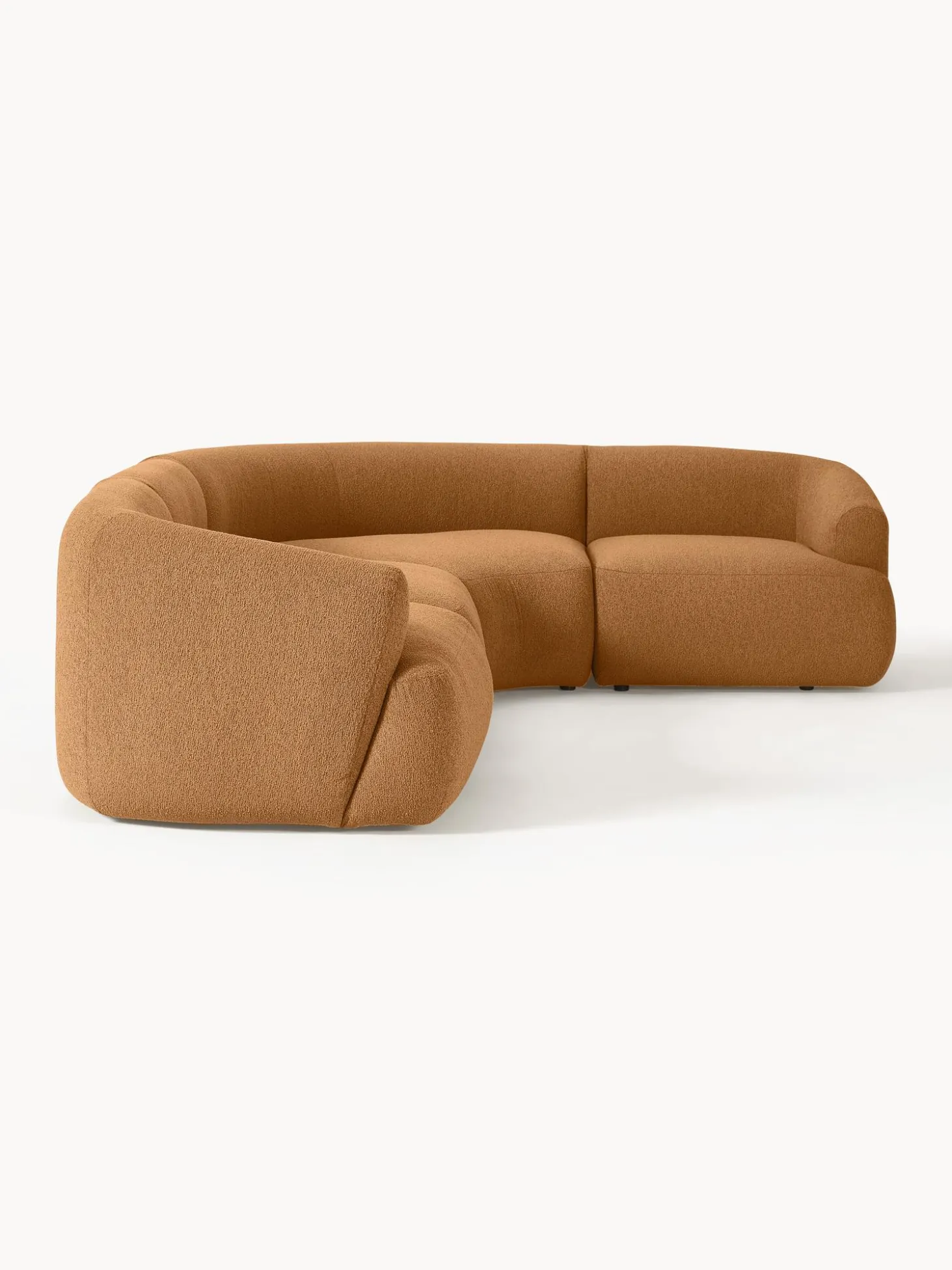 Sofa Rinconera Modular En Tejido Boucle Sofia (4 Plazas)
