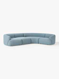 Sofa Rinconera Modular En Tejido Boucle Sofia (4 Plazas)