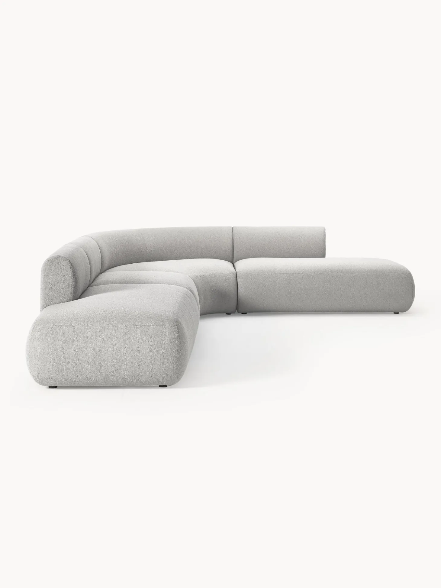 Sofa Rinconera Modular En Tejido Boucle Sofia (4 Plazas)