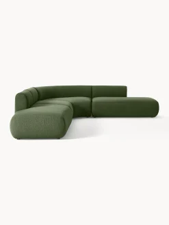 Sofa Rinconera Modular En Tejido Boucle Sofia (4 Plazas)