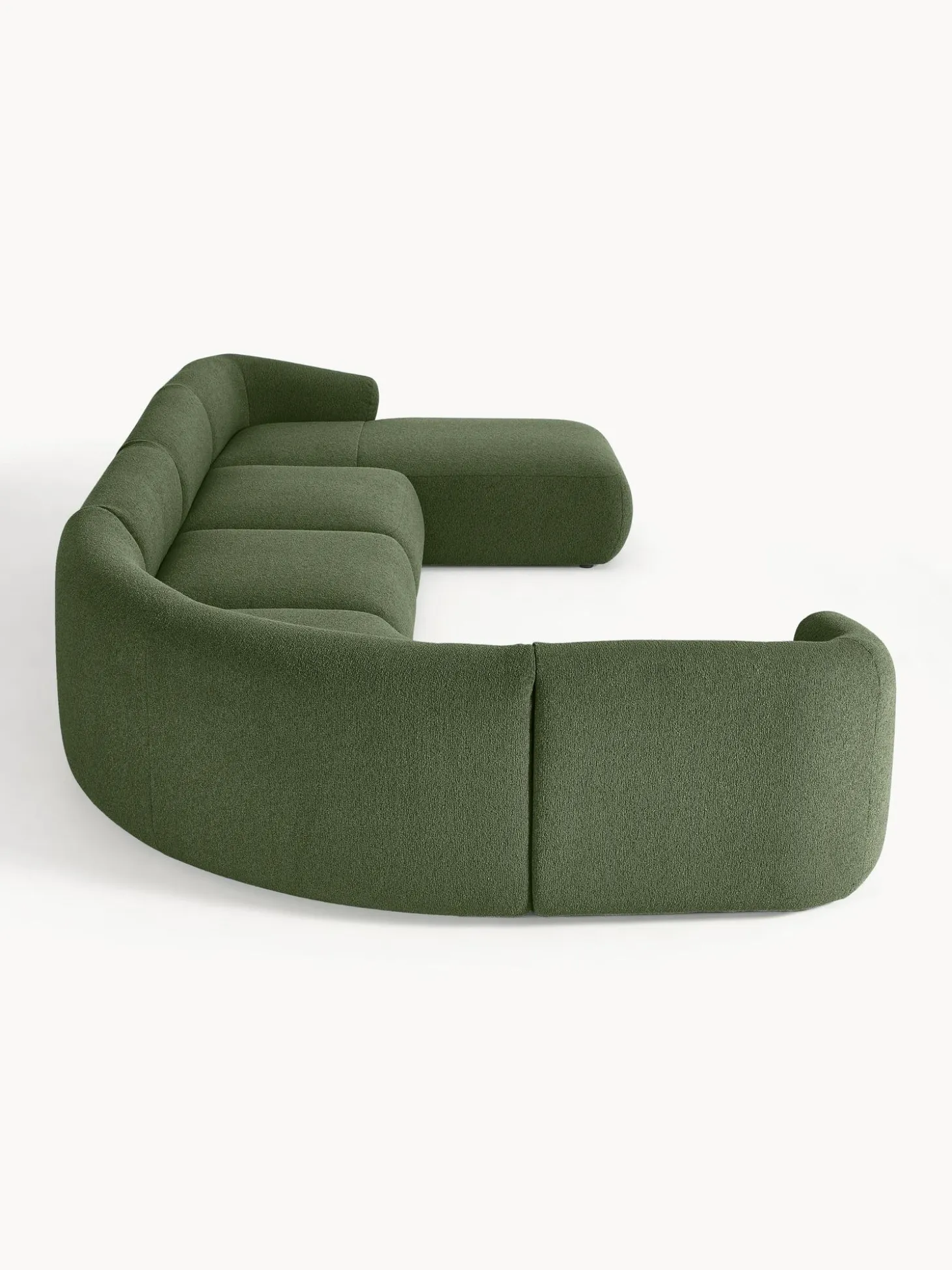 Sofa Rinconera Modular En Tejido Boucle Sofia
