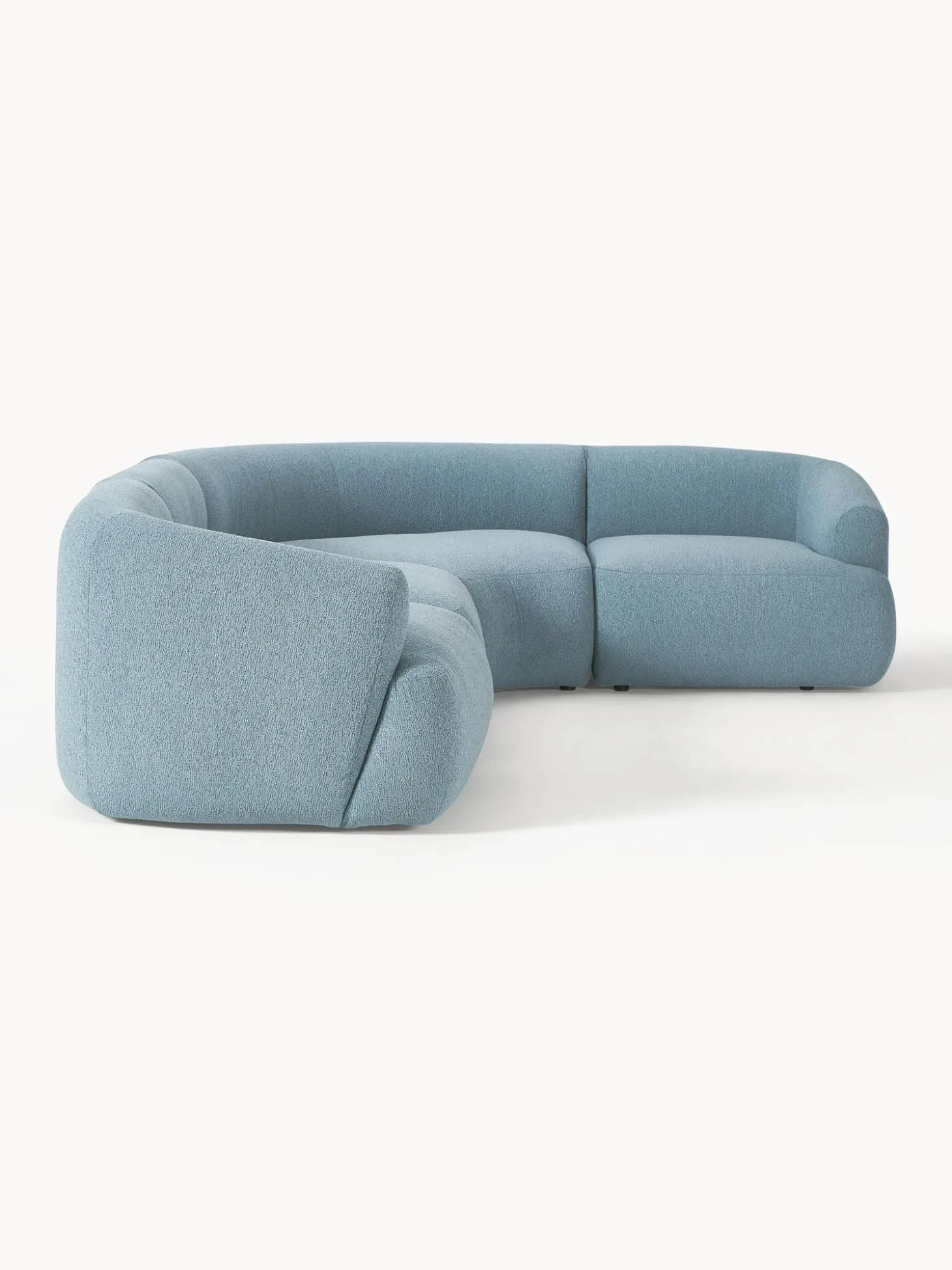 Sofa Rinconera Modular En Tejido Boucle Sofia (4 Plazas)