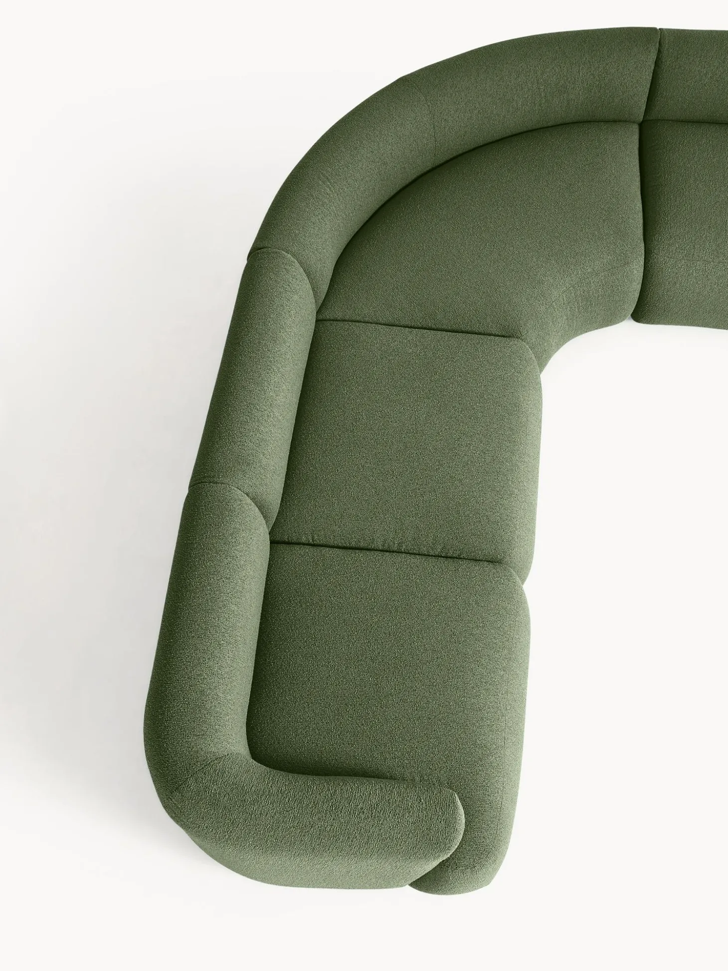 Sofa Rinconera Modular En Tejido Boucle Sofia (4 Plazas)