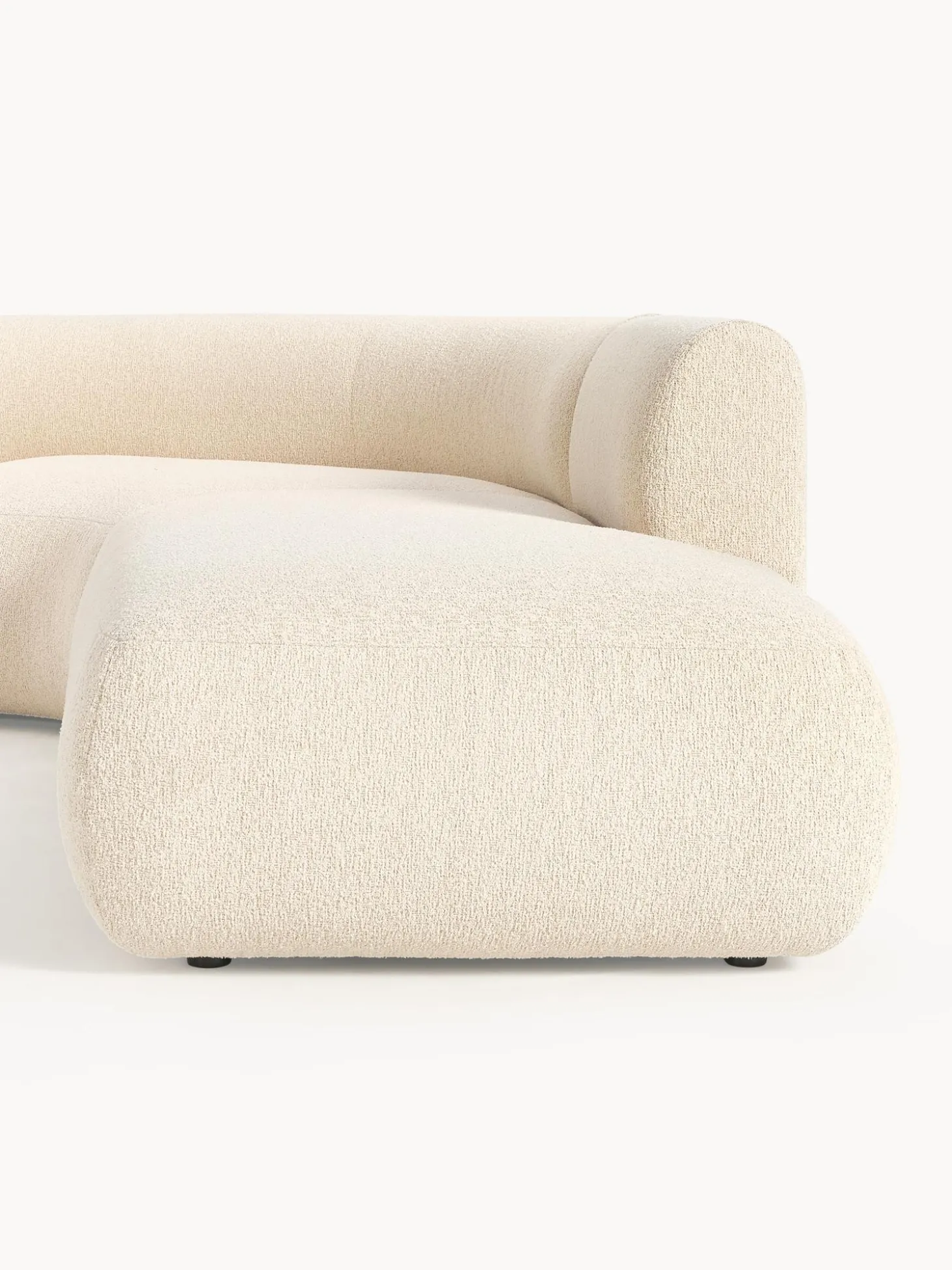 Sofa Rinconera Modular En Tejido Boucle Sofia (3 Plazas)