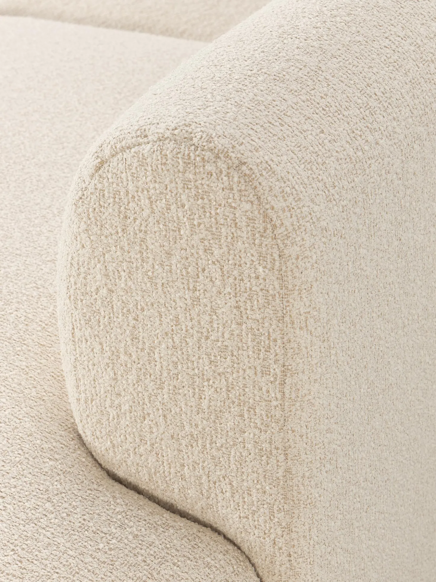 Sofa Rinconera Modular En Tejido Boucle Sofia (4 Plazas)