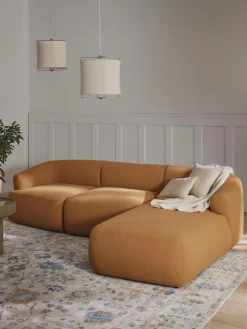 Sofa Rinconera Modular En Tejido Boucle Sofia (3 Plazas)