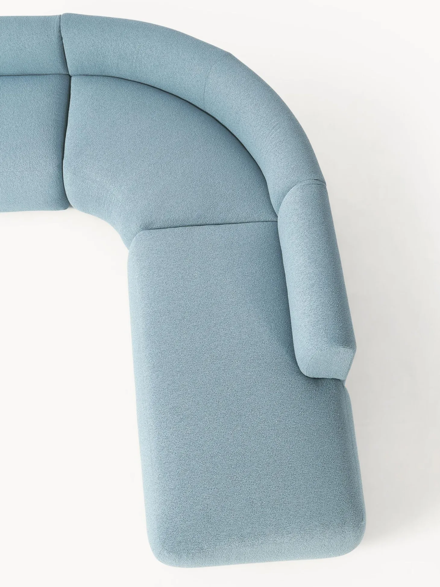 Sofa Rinconera Modular En Tejido Boucle Sofia (4 Plazas)