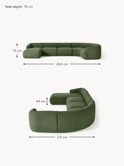 Sofa Rinconera Modular En Tejido Boucle Sofia
