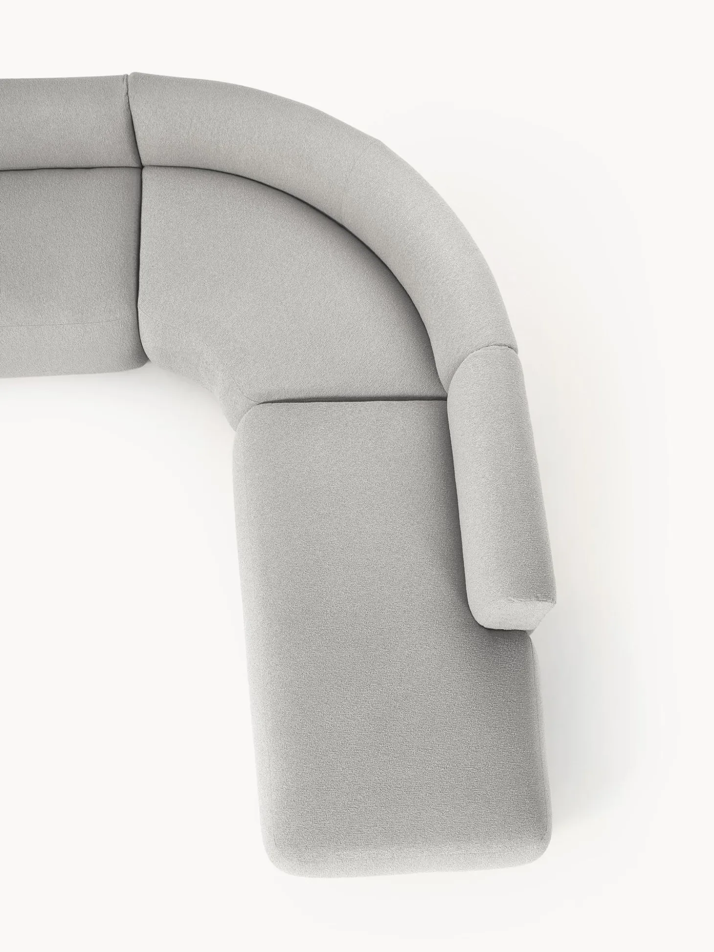 Sofa Rinconera Modular En Tejido Boucle Sofia (4 Plazas)