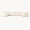 Sofa Rinconera Modular Grande En Tejido Boucle Sofia