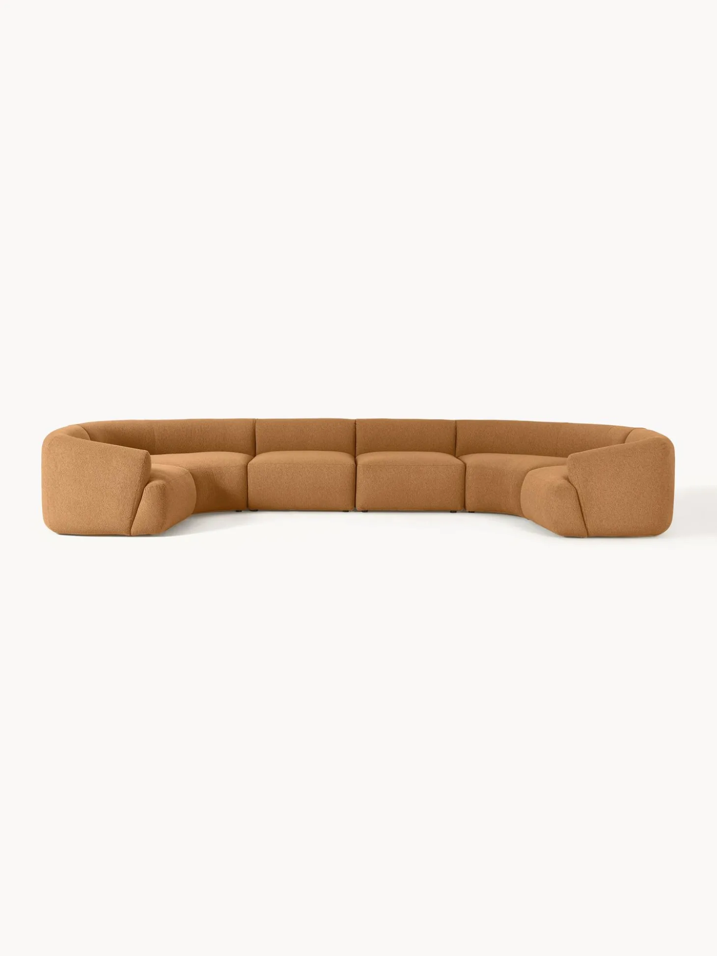 Sofa Rinconera Modular Grande En Tejido Boucle Sofia