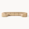 Sofa Rinconera Modular Grande En Tejido Boucle Sofia