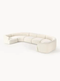 Sofa Rinconera Modular Grande En Tejido Boucle Sofia