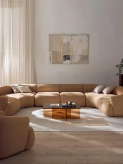 Sofa Rinconera Modular Grande En Tejido Boucle Sofia