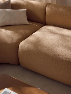 Sofa Rinconera Modular Grande En Tejido Boucle Sofia