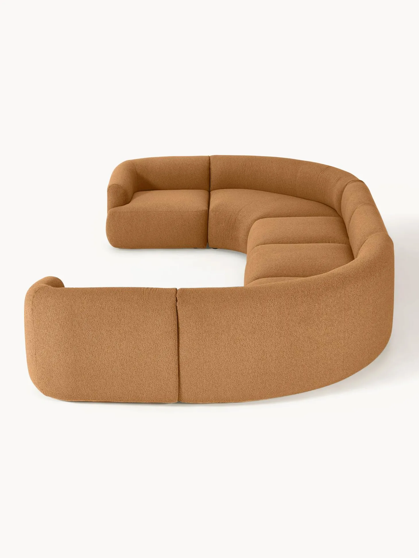 Sofa Rinconera Modular Grande En Tejido Boucle Sofia