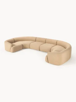 Sofa Rinconera Modular Grande En Tejido Boucle Sofia