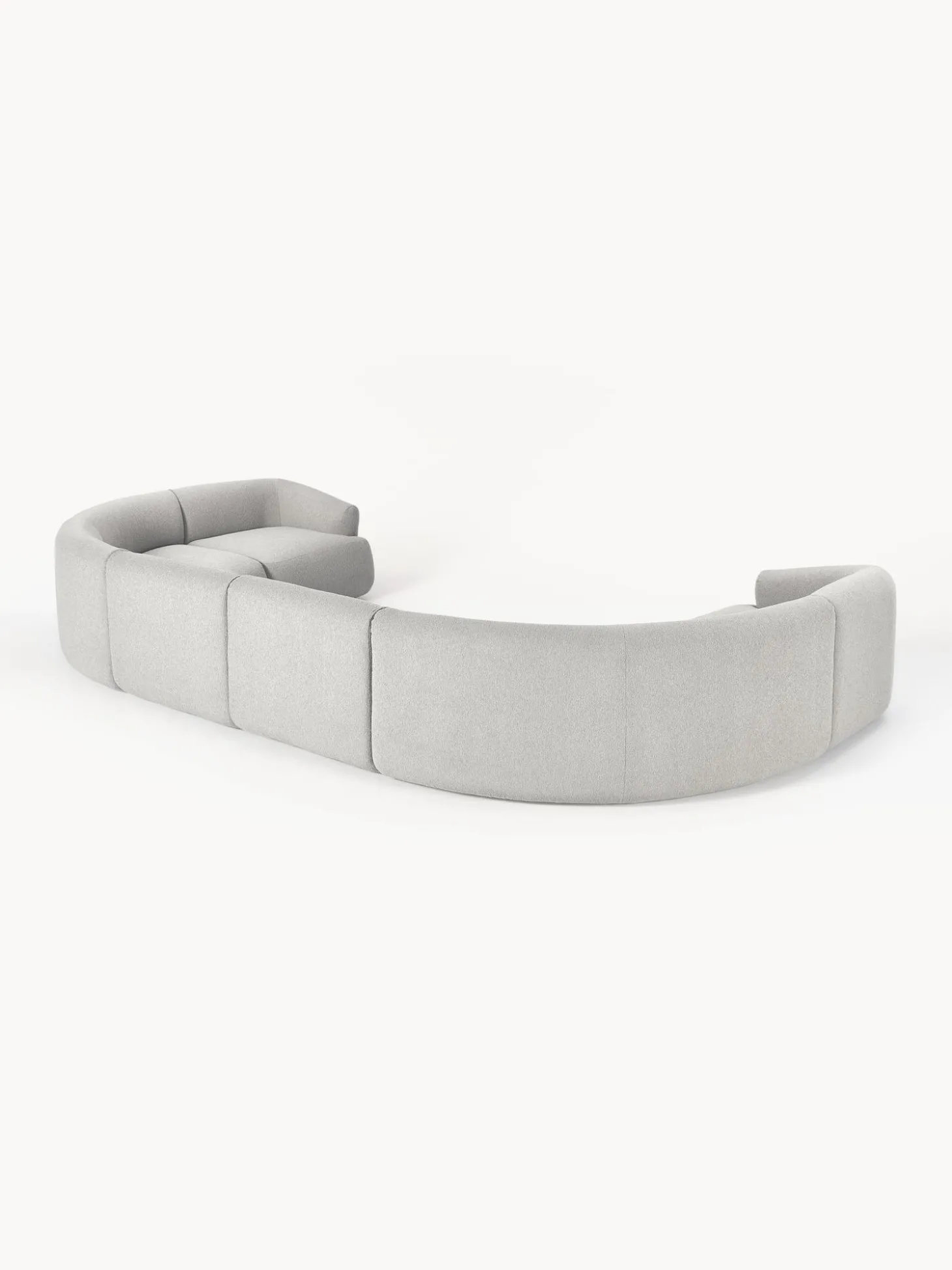 Sofa Rinconera Modular Grande En Tejido Boucle Sofia