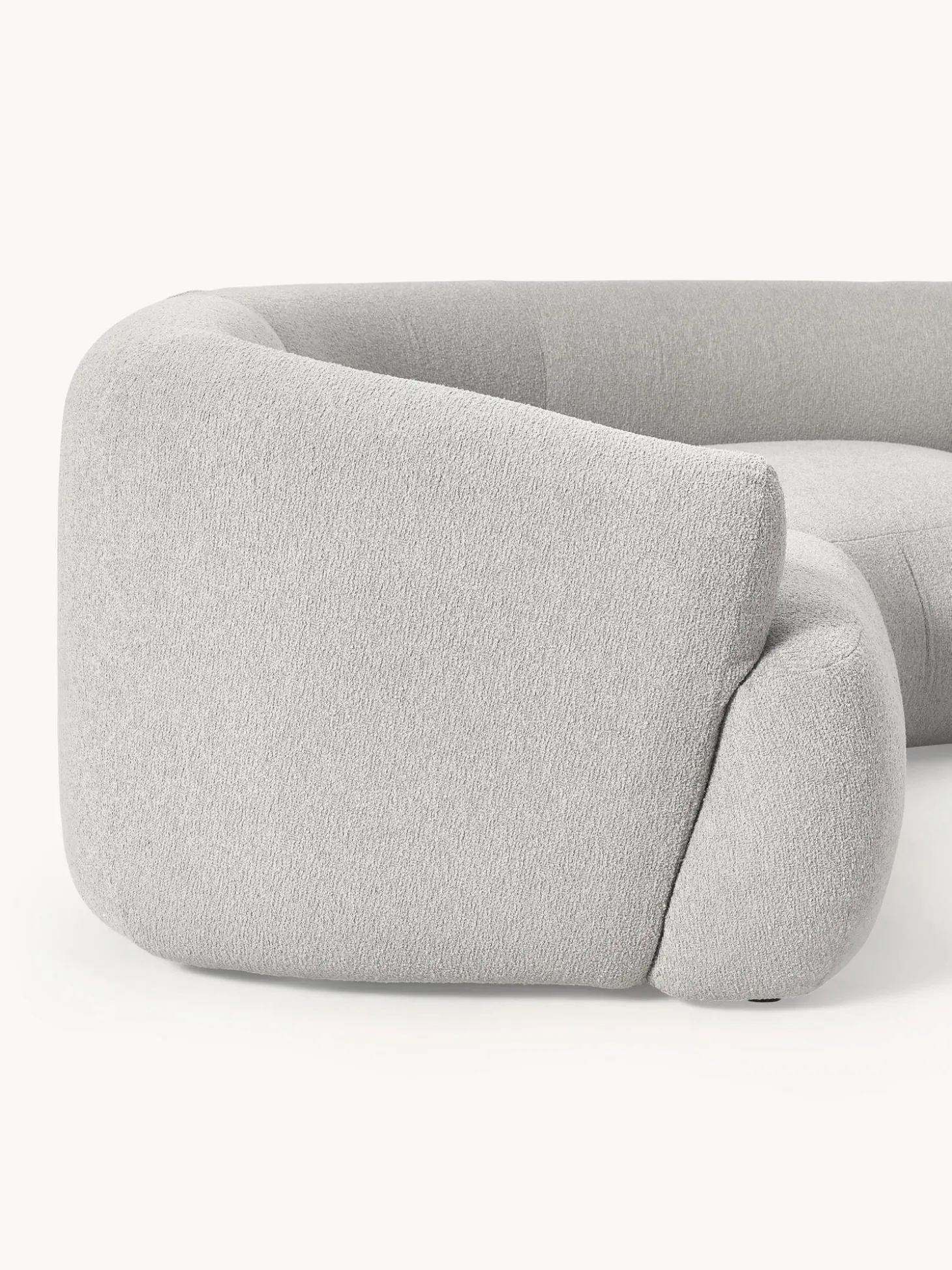Sofa Rinconera Modular Grande En Tejido Boucle Sofia