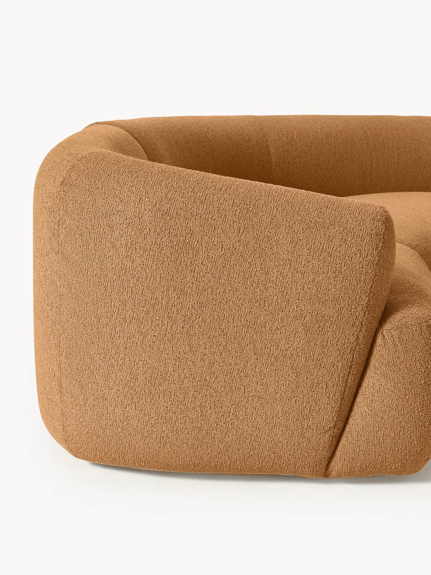 Sofa Rinconera Modular Grande En Tejido Boucle Sofia