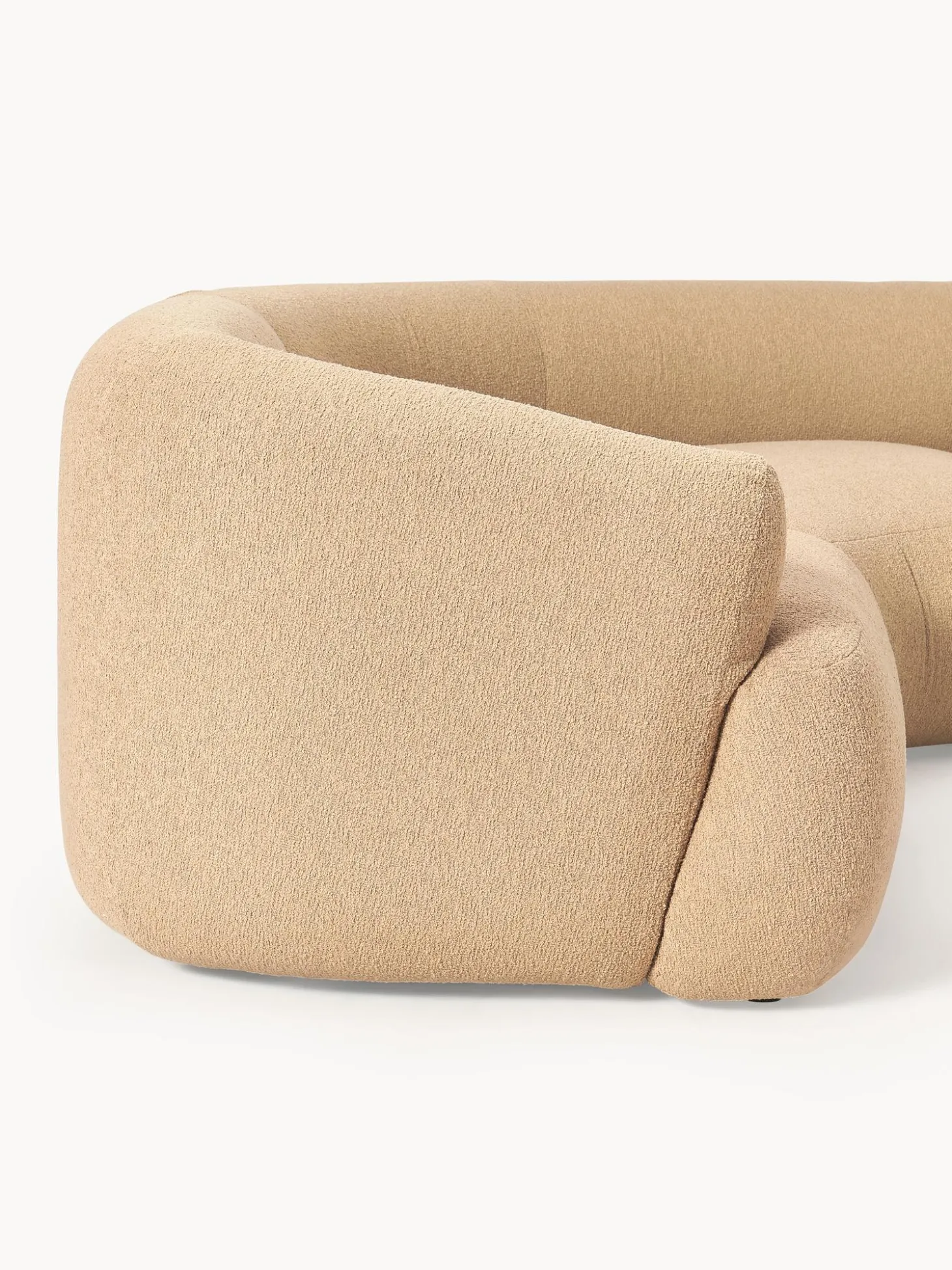 Sofa Rinconera Modular Grande En Tejido Boucle Sofia
