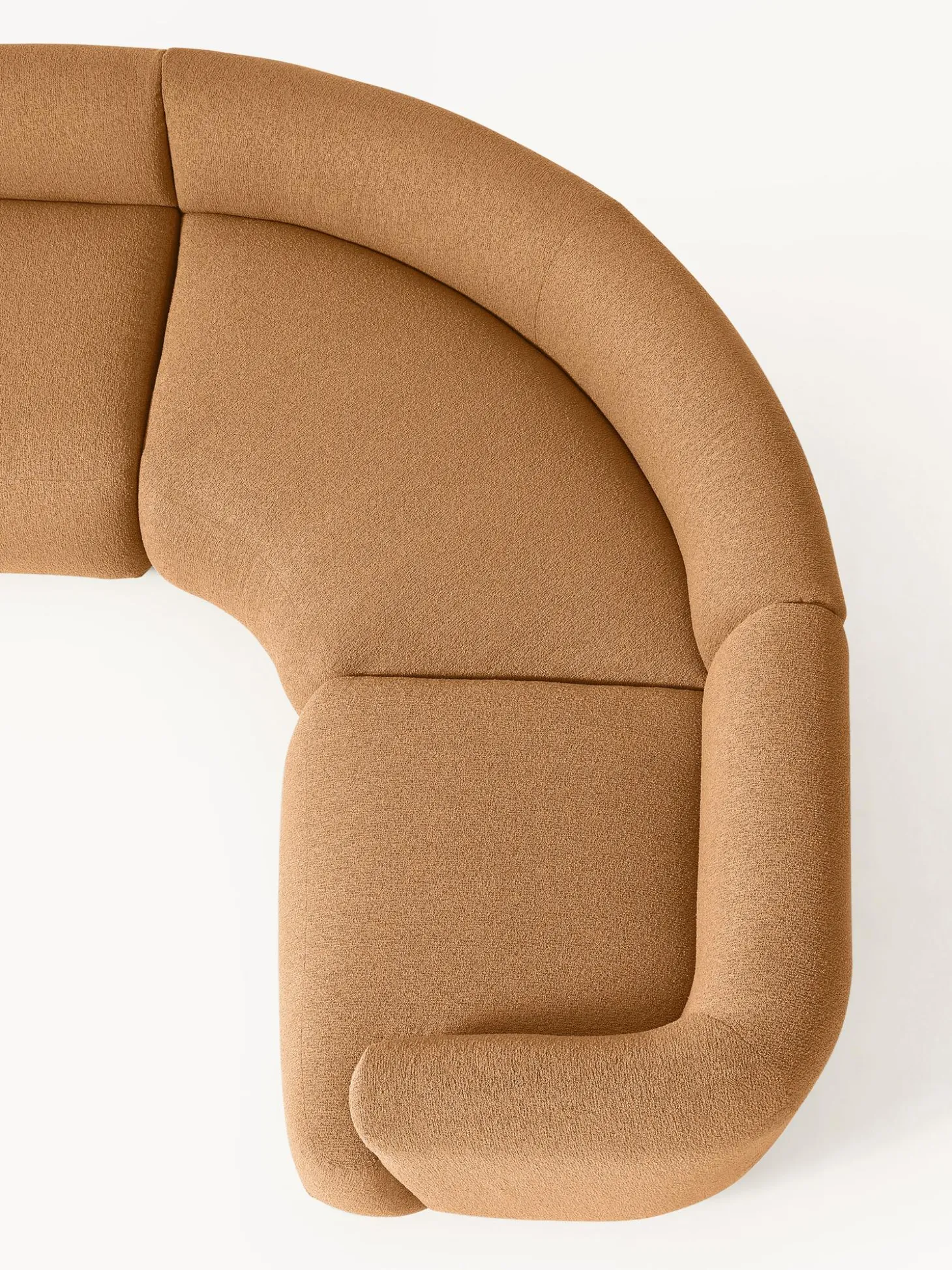 Sofa Rinconera Modular Grande En Tejido Boucle Sofia