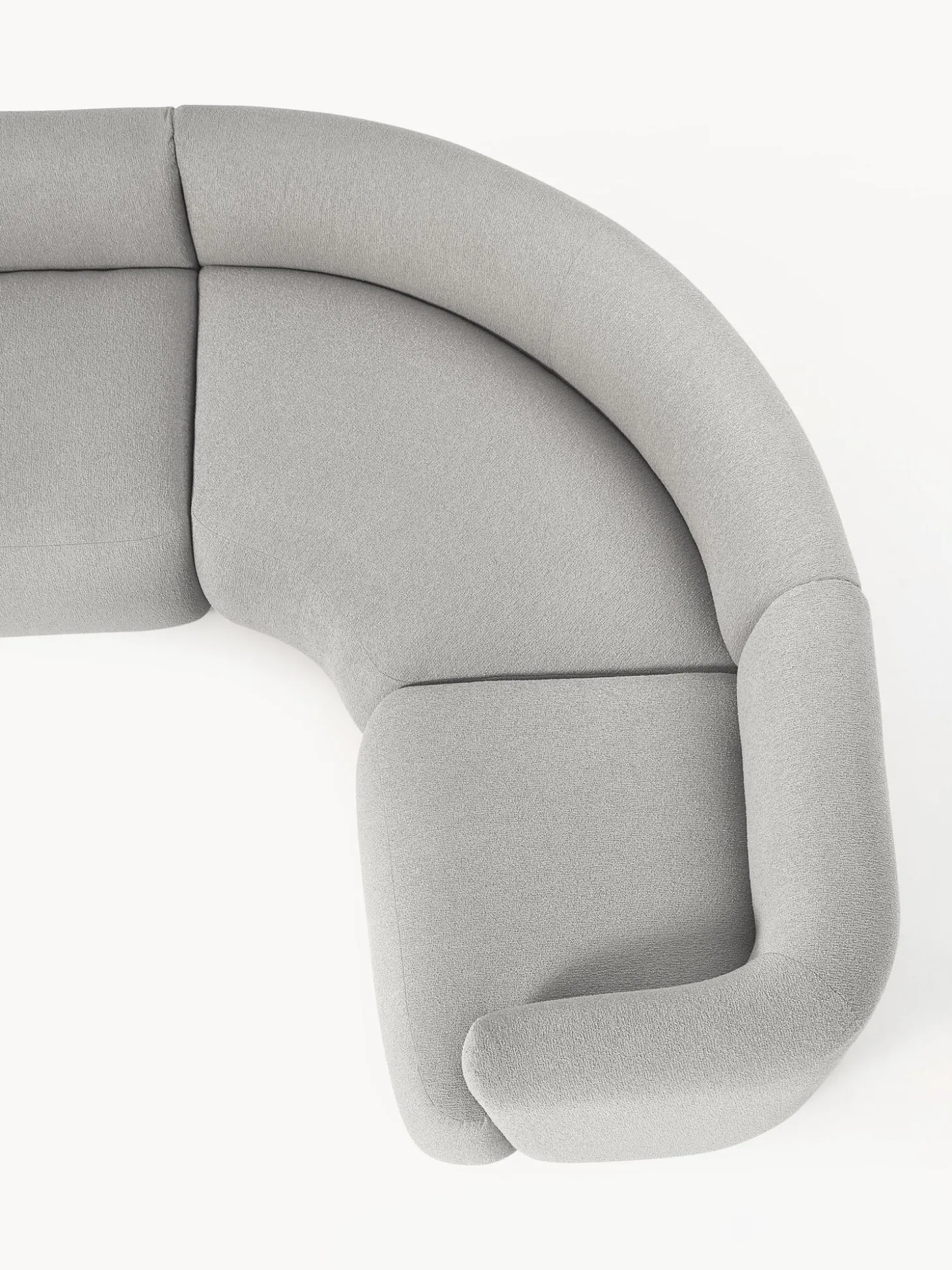 Sofa Rinconera Modular Grande En Tejido Boucle Sofia