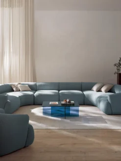Sofa Rinconera Modular Grande En Tejido Boucle Sofia