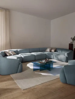 Sofa Rinconera Modular Grande En Tejido Boucle Sofia