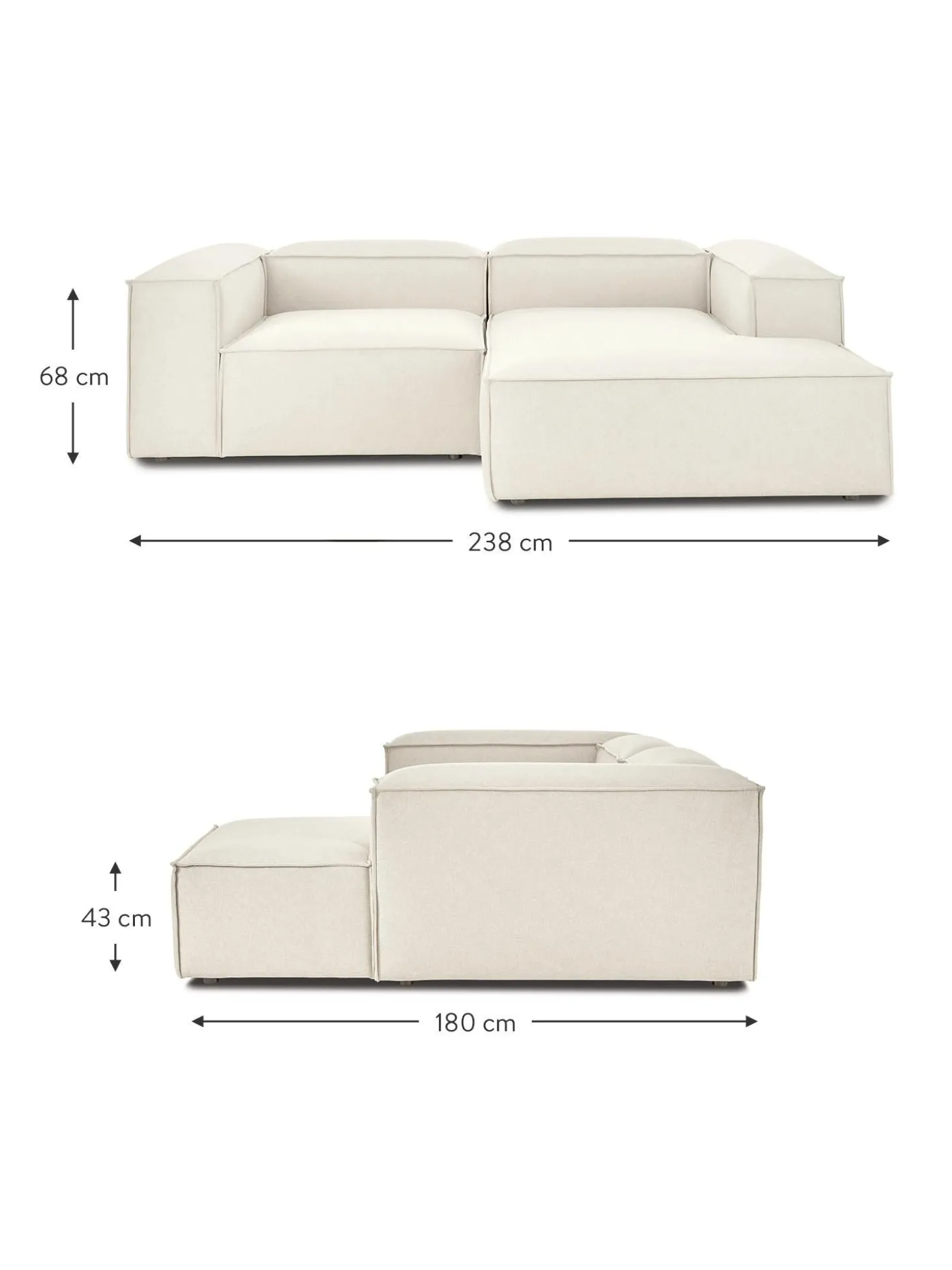 Sofa Rinconera Modular Lennon